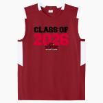 Julius L Matthey Cardinals <span class="pdp-name-mascot">Julius L Matthey Cardinals</span> Sport-Tek Youth Club Sleeveless V-Neck Front Thumbnail