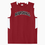 Marshall Mavericks Sport-Tek Youth Club Sleeveless V-Neck Front Thumbnail