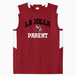 La Jolla Vikings <span class="pdp-name-mascot">La Jolla Vikings</span> Sport-Tek Youth Club Sleeveless V-Neck Front Thumbnail