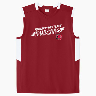 Sport-Tek Youth Club Sleeveless V-Neck
