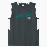 EAST LEE COUNTY HIGH SCHOOL JAGUARS Sport-Tek Youth Club Sleeveless V-Neck Front Thumbnail