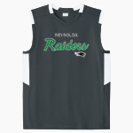REYNOLDS HIGH SCHOOL RAIDERS <span class="pdp-name-mascot">REYNOLDS RAIDERS</span> Sport-Tek Youth Club Sleeveless V-Neck Front Thumbnail