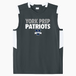 York Preparatory Academy Patriots Sport-Tek Youth Club Sleeveless V-Neck Front Thumbnail