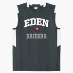 Eden Raiders <span class="pdp-name-mascot">Eden Raiders</span> Sport-Tek Youth Club Sleeveless V-Neck Front Thumbnail