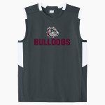EDMOND MEMORIAL HIGH SCHOOL BULLDOGS <span class="pdp-name-mascot">EDMOND MEMORIAL BULLDOGS</span> Sport-Tek Youth Club Sleeveless V-Neck Front Thumbnail