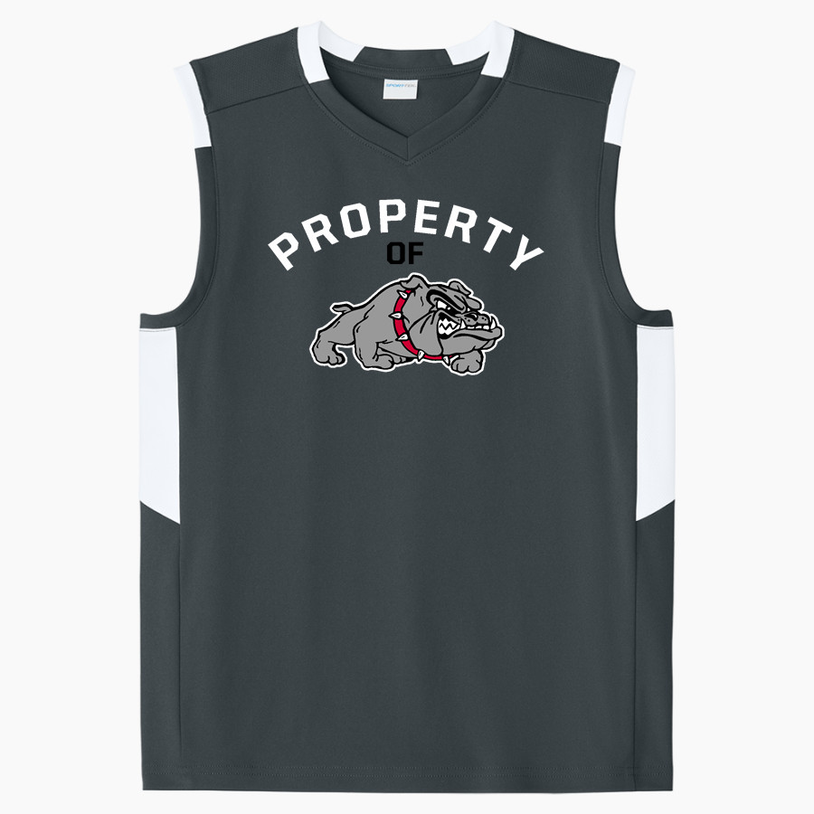 Boscobel Bulldogs Sport-Tek Youth Club Sleeveless V-Neck