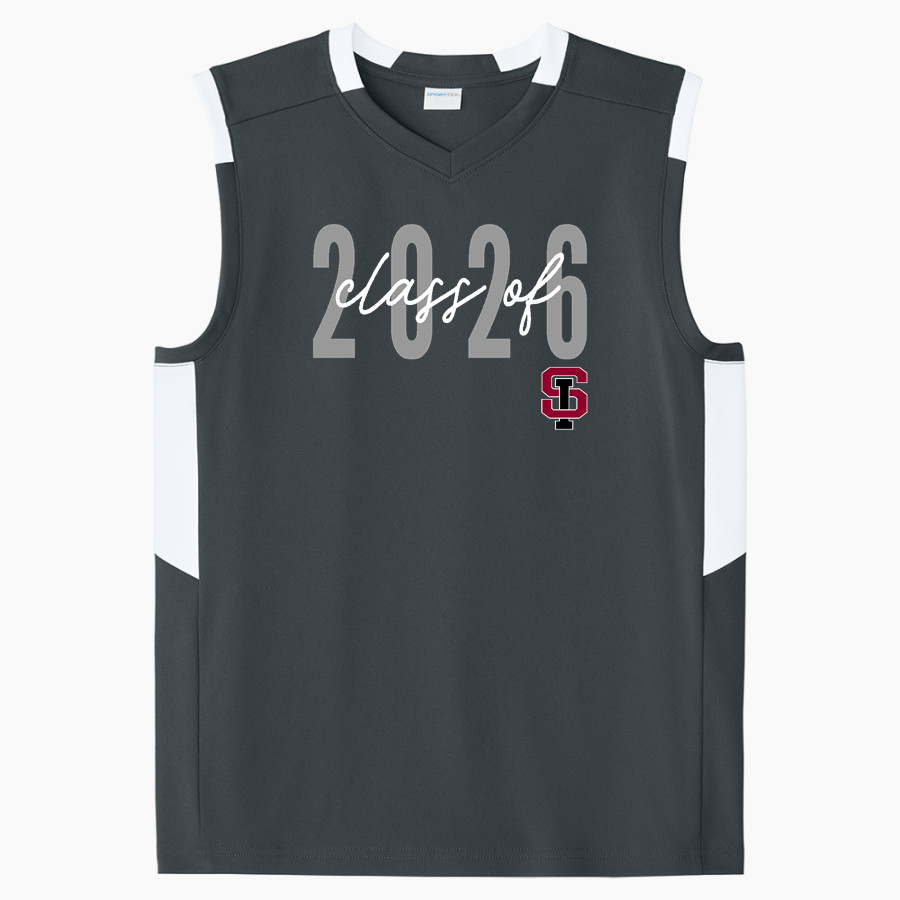 Springfield International Charter School Sport-Tek Youth Club Sleeveless V-Neck