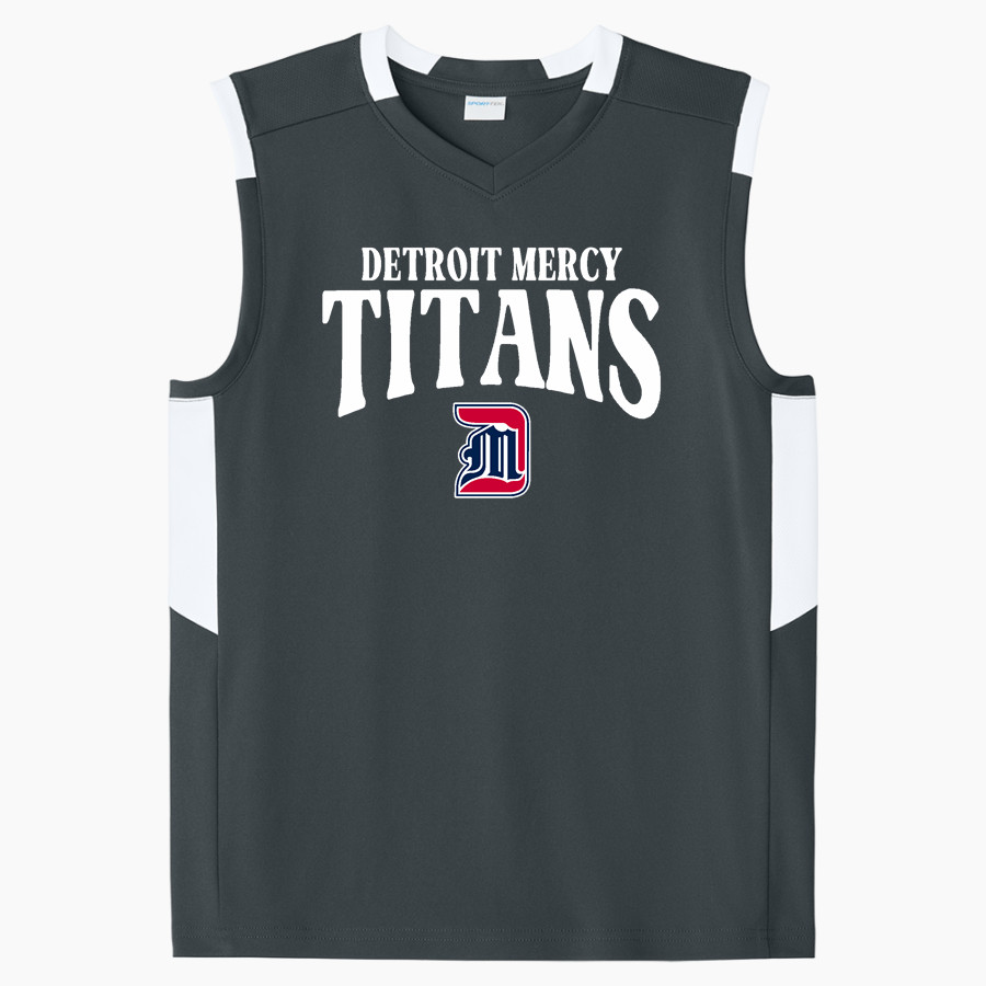 Detroit Mercy Titans Sideline Store <span class="pdp-name-mascot">UDM Titans</span> Sport-Tek Youth Club Sleeveless V-Neck