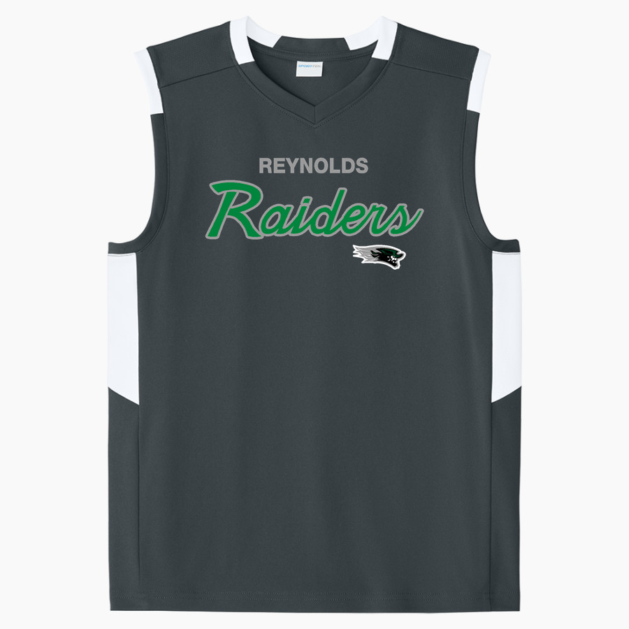 REYNOLDS HIGH SCHOOL RAIDERS <span class="pdp-name-mascot">REYNOLDS RAIDERS</span> Sport-Tek Youth Club Sleeveless V-Neck