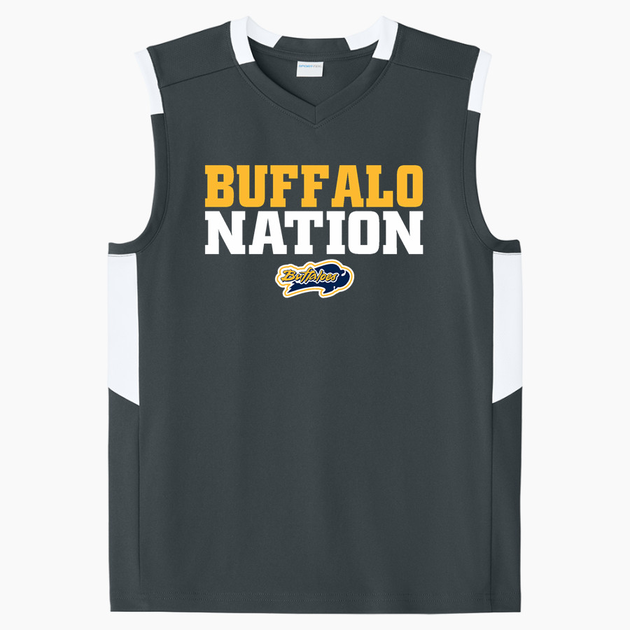 Elm Creek Buffaloes <span class="pdp-name-mascot">Elm Creek Buffaloes</span> Sport-Tek Youth Club Sleeveless V-Neck