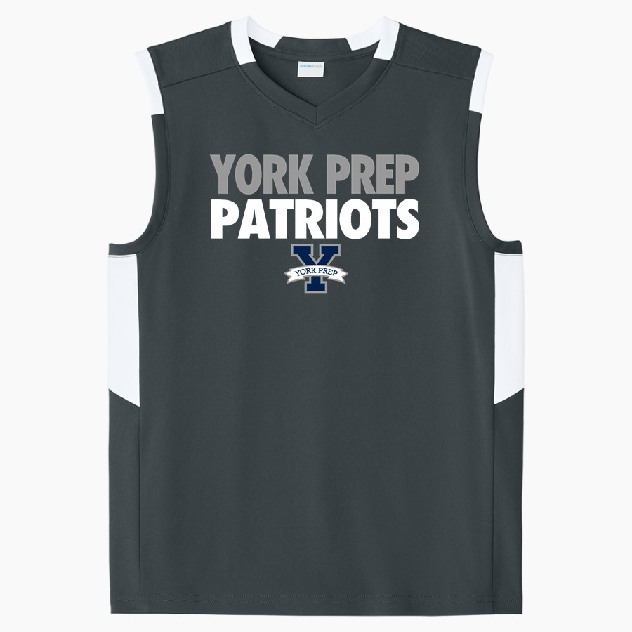 York Preparatory Academy Patriots Sport-Tek Youth Club Sleeveless V-Neck