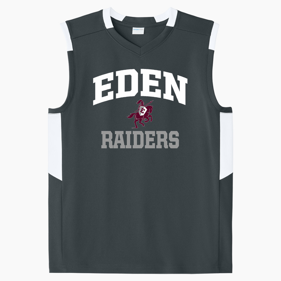 Eden Raiders <span class="pdp-name-mascot">Eden Raiders</span> Sport-Tek Youth Club Sleeveless V-Neck