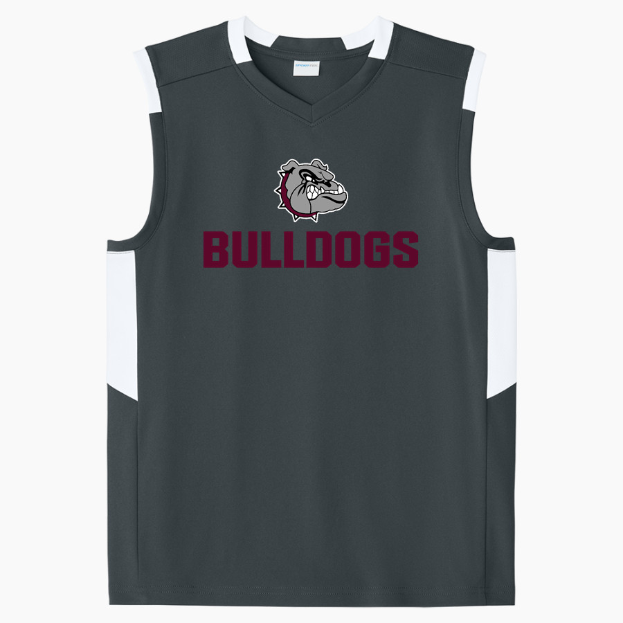 EDMOND MEMORIAL HIGH SCHOOL BULLDOGS <span class="pdp-name-mascot">EDMOND MEMORIAL BULLDOGS</span> Sport-Tek Youth Club Sleeveless V-Neck
