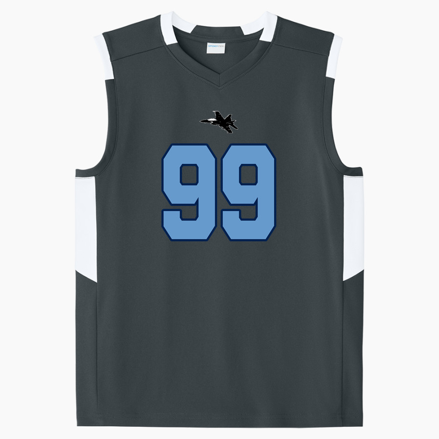 James Clemens Jets <span class="pdp-name-mascot">James Clemens Jets</span> Sport-Tek Youth Club Sleeveless V-Neck