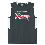 Bluefield University Sideline Store <span class="pdp-name-mascot">Bluefield University</span> Sport-Tek Youth Club Sleeveless V-Neck Front Thumbnail