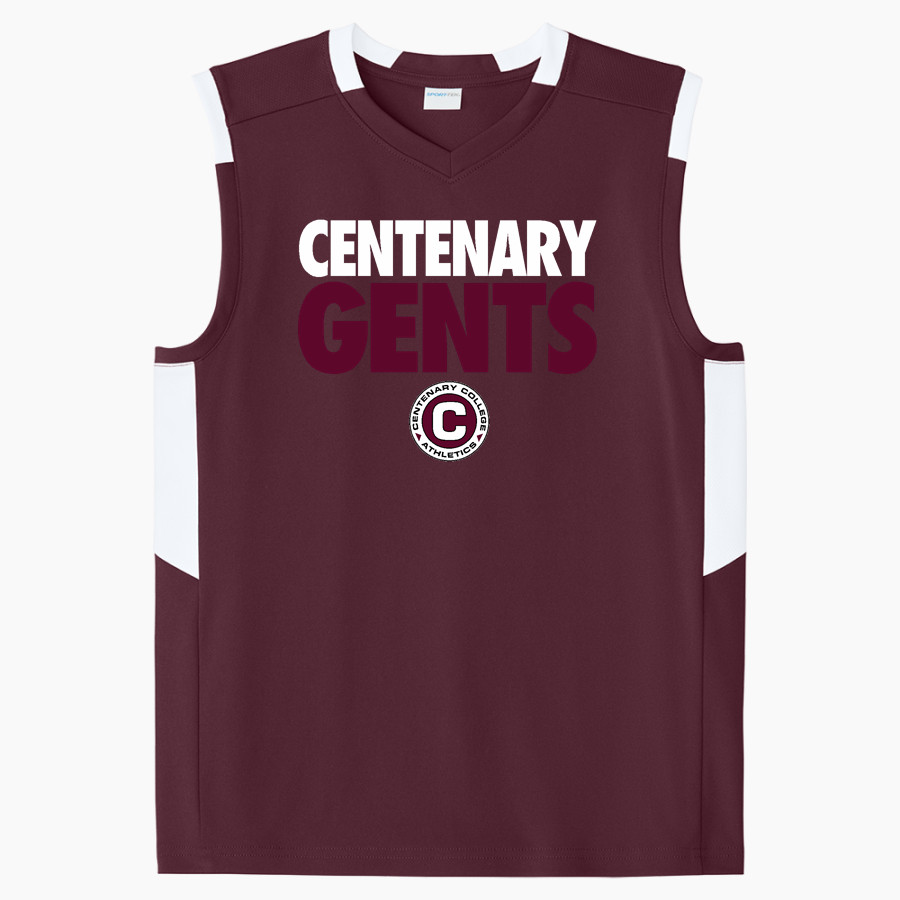 Centenary Gents <span class="pdp-name-mascot">Centenary Gents</span> Sport-Tek Youth Club Sleeveless V-Neck