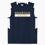 Toccoa Falls EAGLES <span class="pdp-name-mascot">TOCCOA FALLS COLLEGE EAGLES</span> Sport-Tek Youth Club Sleeveless V-Neck Front Thumbnail
