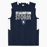 STAUNTON HIGH SCHOOL STORM <span class="pdp-name-mascot">STORM STORM</span> Sport-Tek Youth Club Sleeveless V-Neck Front Thumbnail