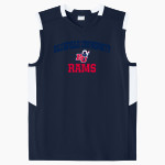 Bluefield University Sideline Store <span class="pdp-name-mascot">Bluefield University</span> Sport-Tek Youth Club Sleeveless V-Neck Front Thumbnail