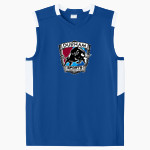 Durham Sports Commission <span class="pdp-name-mascot">Durham Sports Commission</span> Sport-Tek Youth Club Sleeveless V-Neck Front Thumbnail