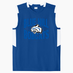 Blue Hill Bobcats <span class="pdp-name-mascot">Blue Hill Community School District Bobcats</span> Sport-Tek Youth Club Sleeveless V-Neck Front Thumbnail