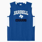 JARRELL HIGH SCHOOL COUGARS Sport-Tek Youth Club Sleeveless V-Neck Front Thumbnail