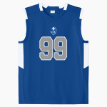 Cornerstone Christian Warriors Sport-Tek Youth Club Sleeveless V-Neck Front Thumbnail