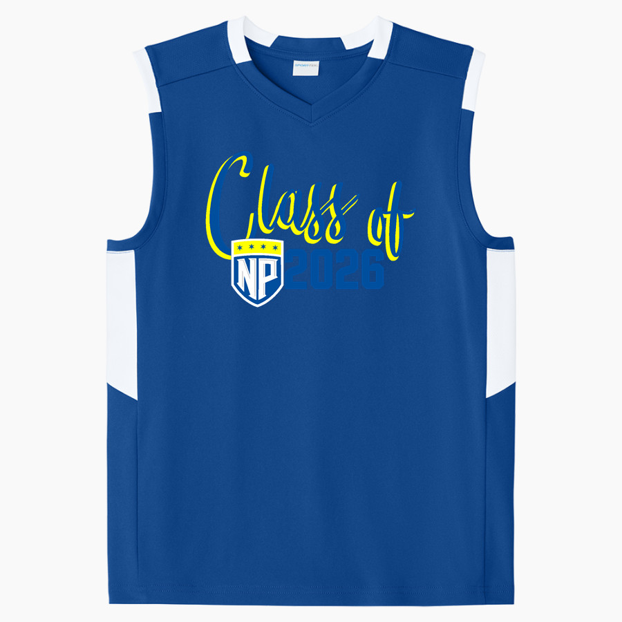 NORTH PARK UNIVERSITY Vikings <span class="pdp-name-mascot">NORTH PARK Vikings</span> Sport-Tek Youth Club Sleeveless V-Neck