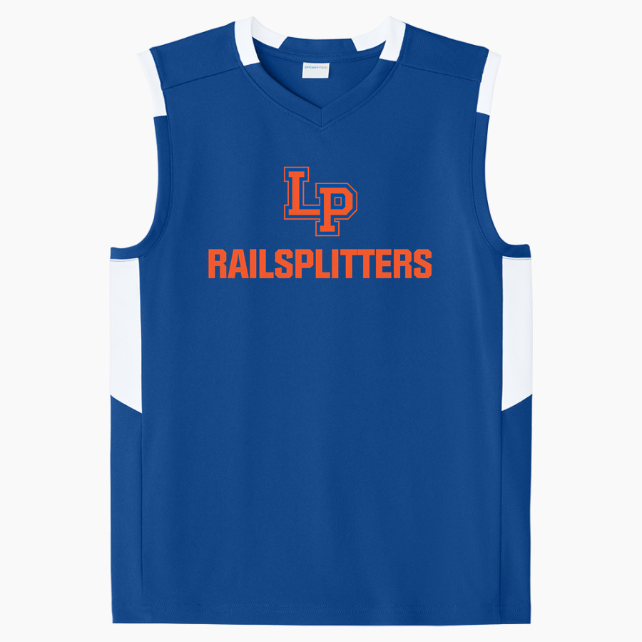Lincoln Park Railsplitters <span class="pdp-name-mascot">Lincoln Park Railsplitters</span> Sport-Tek Youth Club Sleeveless V-Neck