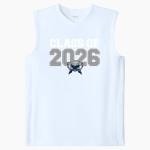 STEM Innovation Academy of the Oranges we rise together <span class="pdp-name-mascot">STEM Phoenix</span> Sport-Tek Youth Club Sleeveless V-Neck Front Thumbnail