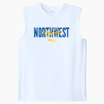 Northwest University Eagles Online Store <span class="pdp-name-mascot">Northwest Eagles</span> Sport-Tek Youth Club Sleeveless V-Neck Front Thumbnail