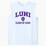 LUHI Lions <span class="pdp-name-mascot">Lutheran Lions</span> Sport-Tek Youth Club Sleeveless V-Neck Front Thumbnail