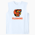 FLUSHING HIGH SCHOOL RAIDERS Sport-Tek Youth Club Sleeveless V-Neck Front Thumbnail