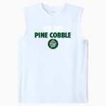 Pine Cobble Pine Cobble Sport-Tek Youth Club Sleeveless V-Neck Front Thumbnail