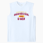 Graham G-men <span class="pdp-name-mascot">Graham G-men</span> Sport-Tek Youth Club Sleeveless V-Neck Front Thumbnail