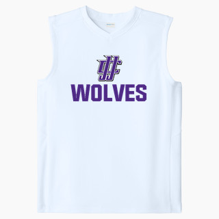 Sport-Tek Youth Club Sleeveless V-Neck