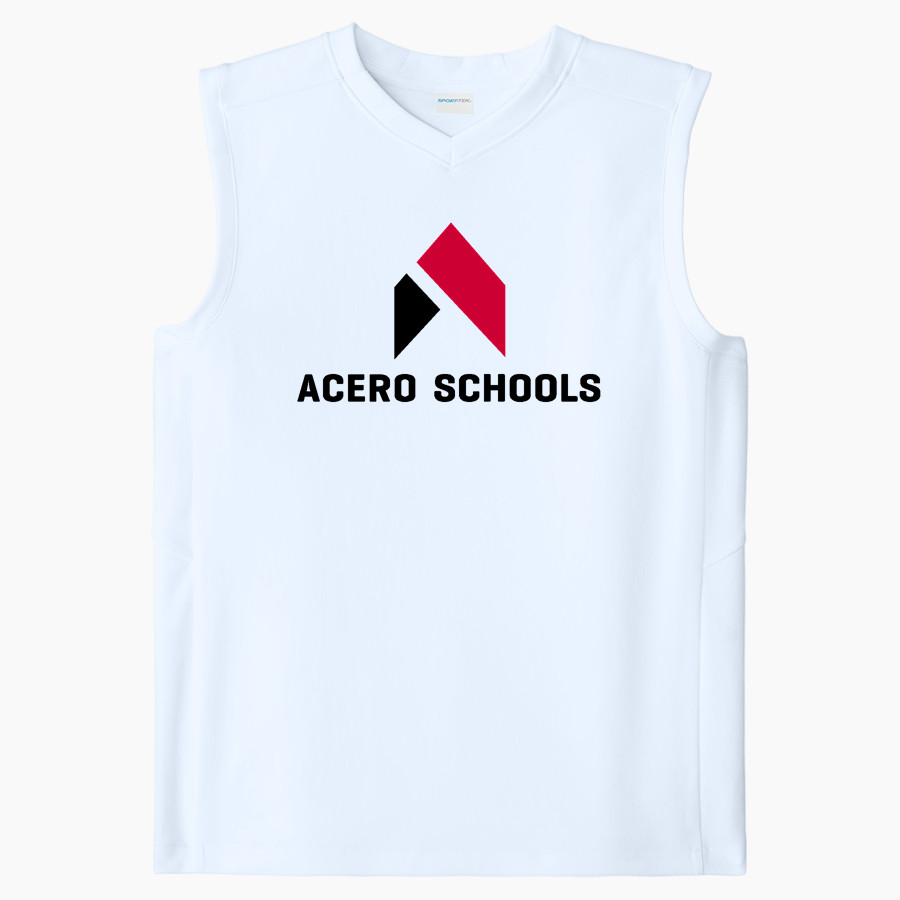 Acero Schools Chicago Sport-Tek Youth Club Sleeveless V-Neck