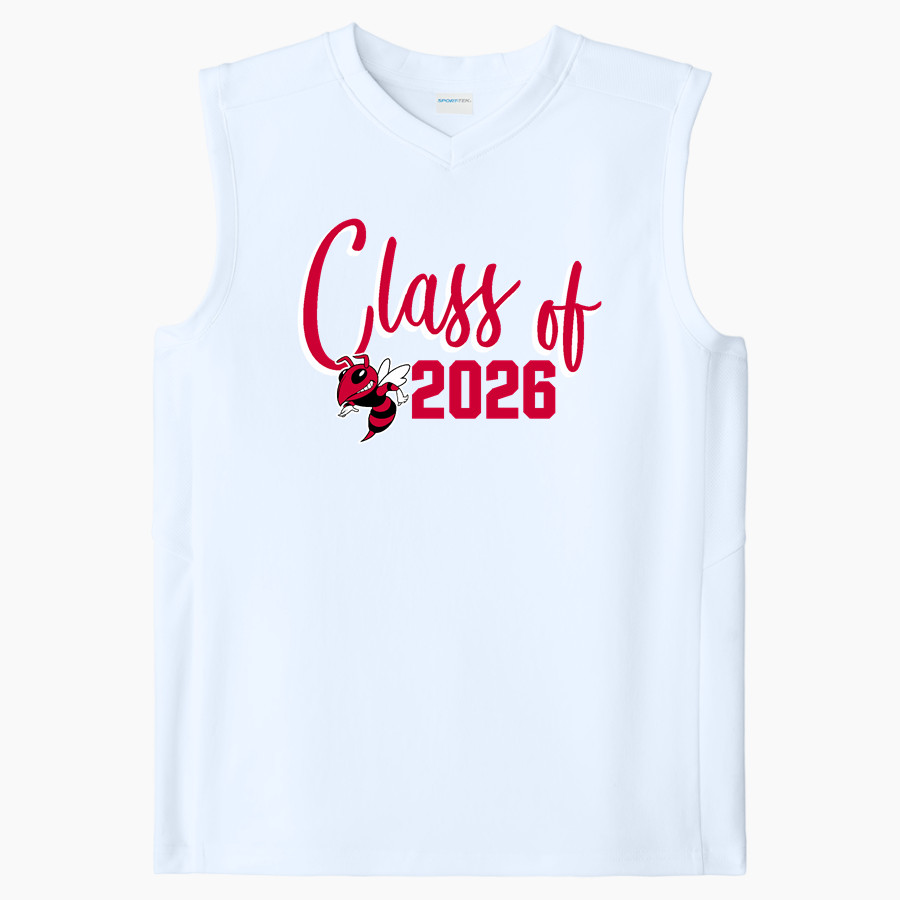 BRANFORD HIGH SCHOOL HORNETS <span class="pdp-name-mascot">BRANFORD HORNETS</span> Sport-Tek Youth Club Sleeveless V-Neck