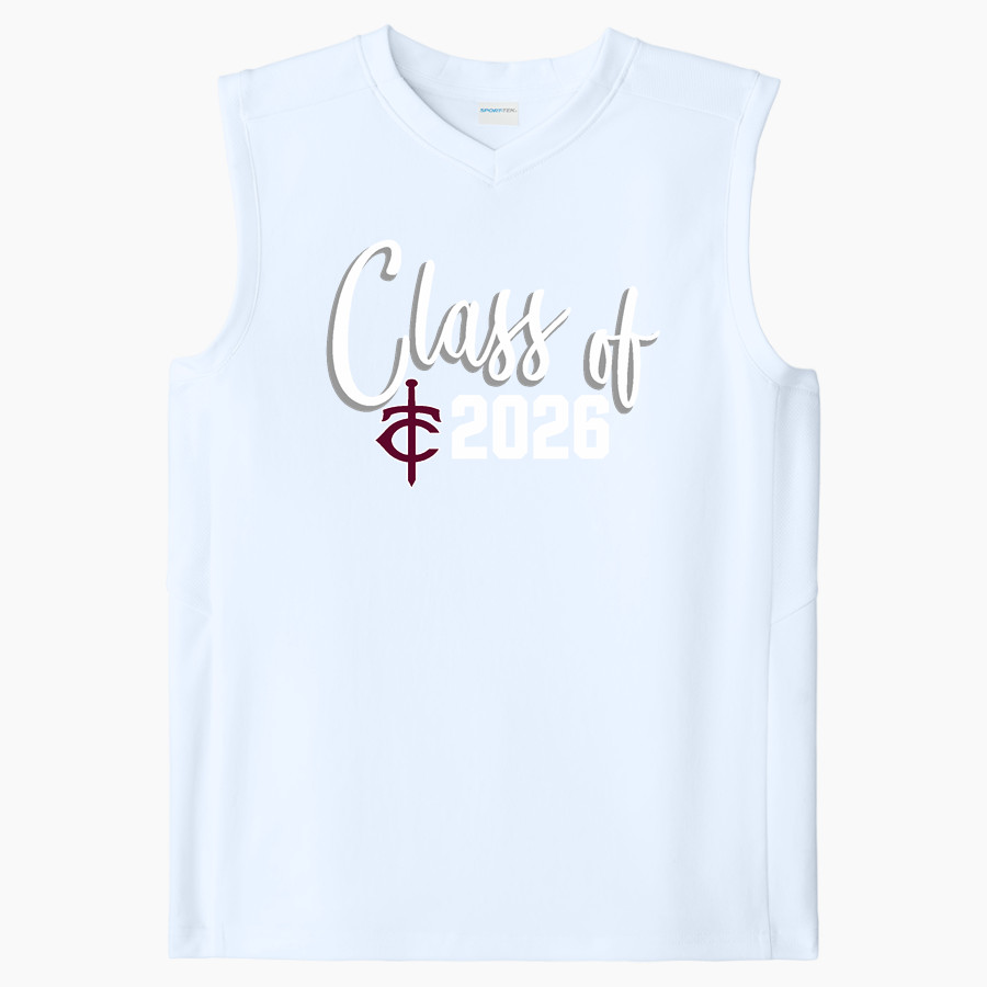 Trinity Warriors <span class="pdp-name-mascot">Trinity Christian Warriors</span> Sport-Tek Youth Club Sleeveless V-Neck