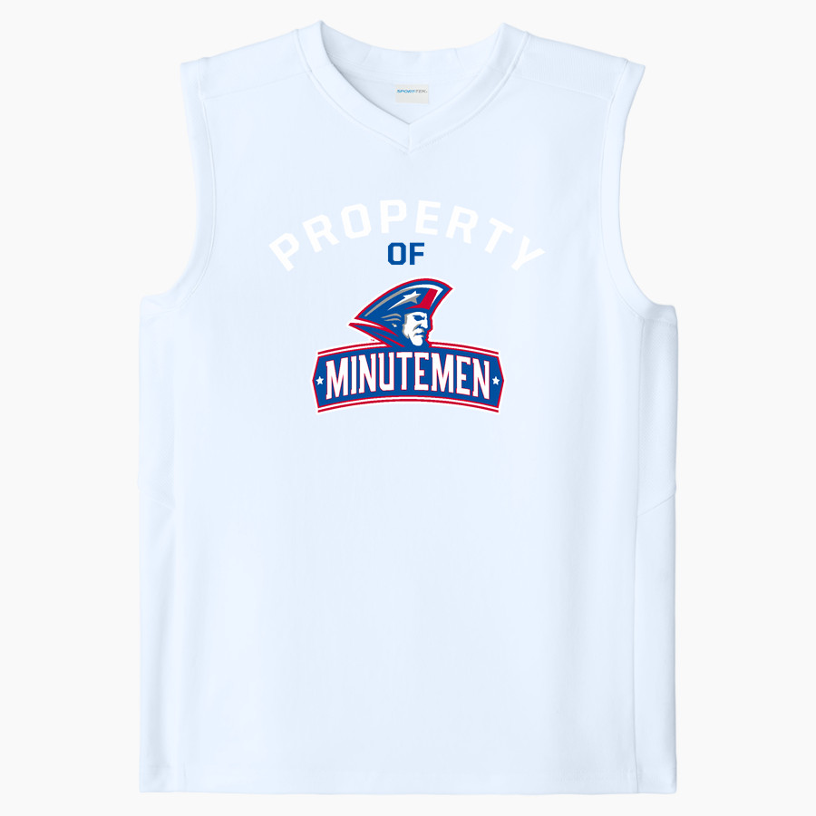 REVERE MINUTEMEN ONLINE STORE Sport-Tek Youth Club Sleeveless V-Neck