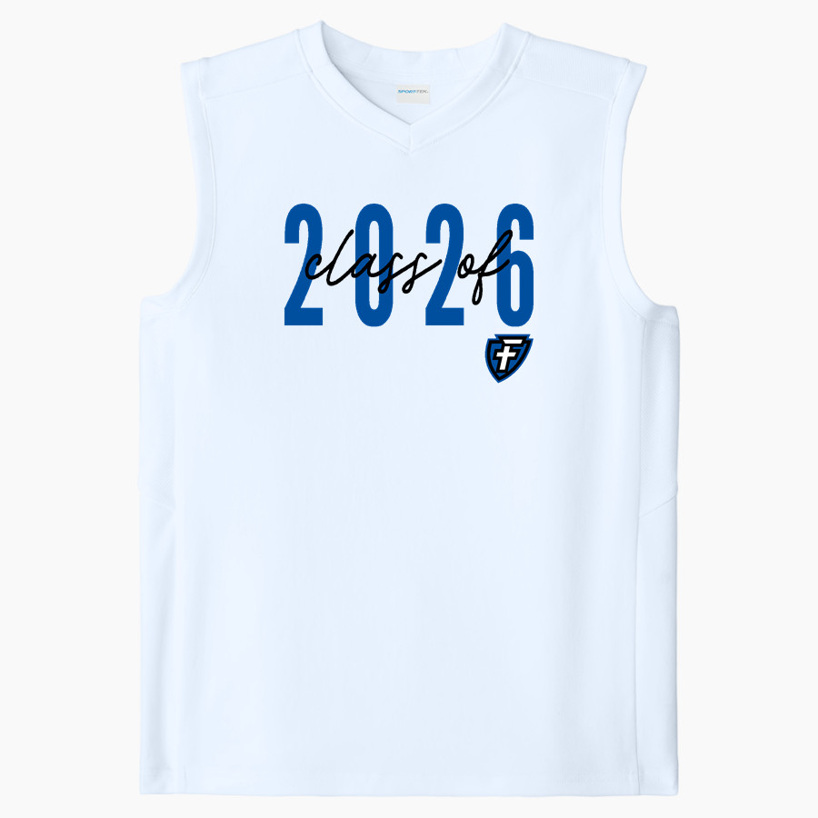 Faulkner University Eagles <span class="pdp-name-mascot">Faulkner University Eagles</span> Sport-Tek Youth Club Sleeveless V-Neck
