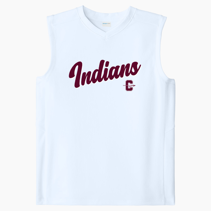 Cherokee Indians <span class="pdp-name-mascot">Cherokee Indians</span> Sport-Tek Youth Club Sleeveless V-Neck