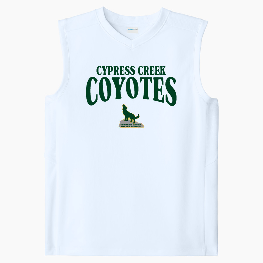 Cypress Creek Coyotes Sport-Tek Youth Club Sleeveless V-Neck