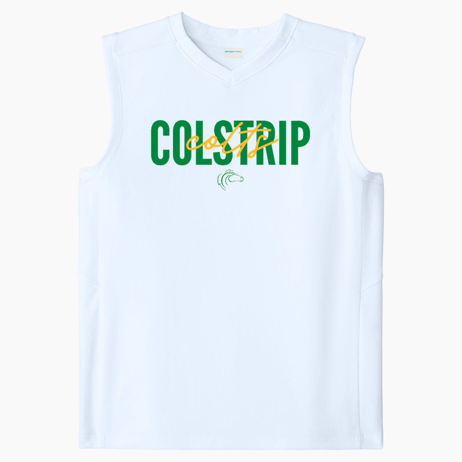 COLSTRIP HIGH SCHOOL COLTS <span class="pdp-name-mascot">COLSTRIP COLTS/FILLIES</span> Sport-Tek Youth Club Sleeveless V-Neck
