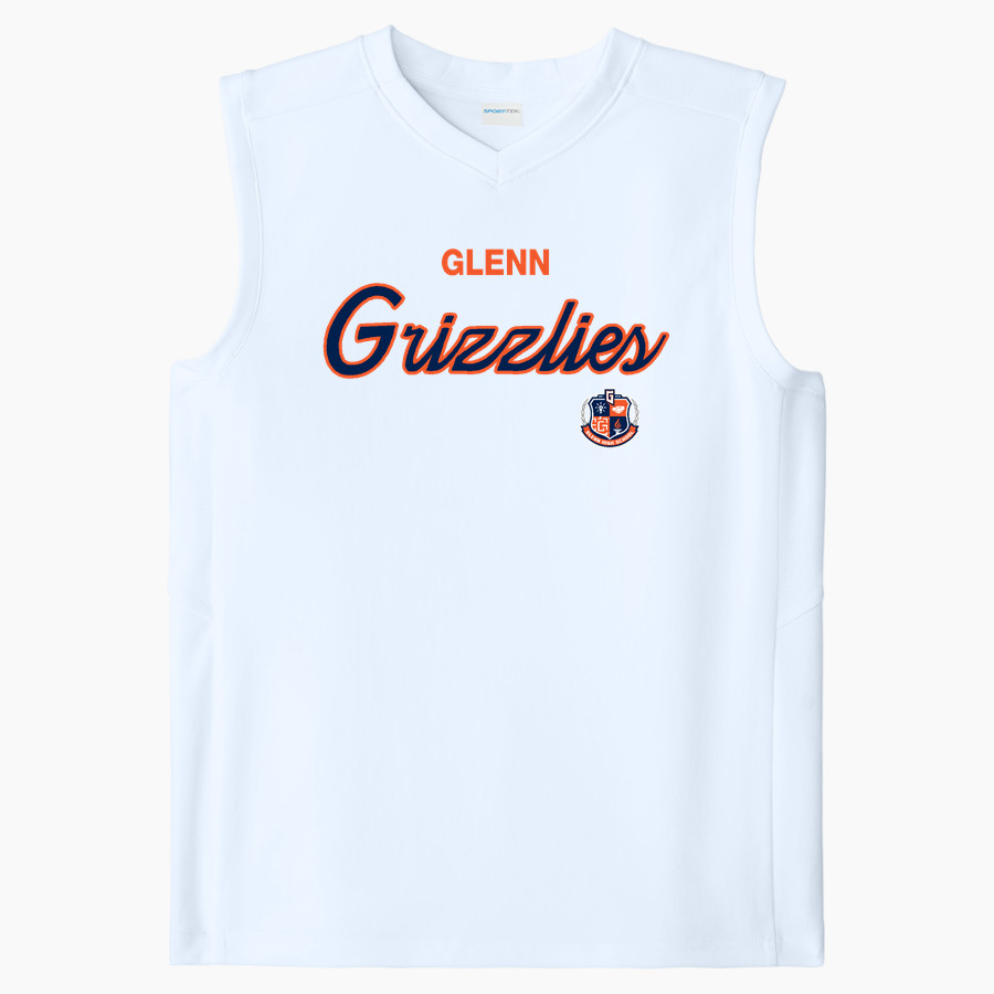 Glenn Grizzlies <span class="pdp-name-mascot">Tom Glenn Grizzlies</span> Sport-Tek Youth Club Sleeveless V-Neck