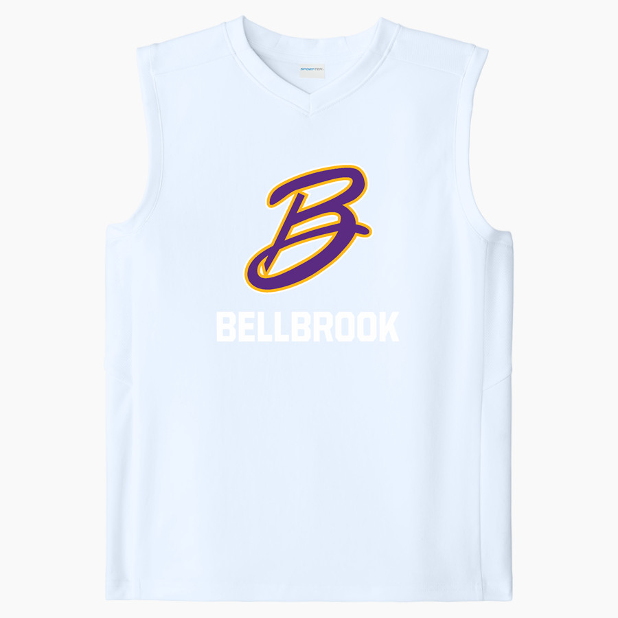 BELLBROOK GOLDEN EAGLES The Official Online Store <span class="pdp-name-mascot">BELLBROOK GOLDEN EAGLES</span> Sport-Tek Youth Club Sleeveless V-Neck