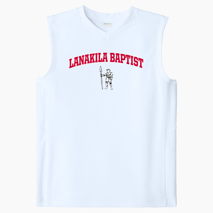 Lanakila Baptist Warriors Sport-Tek Youth Club Sleeveless V-Neck