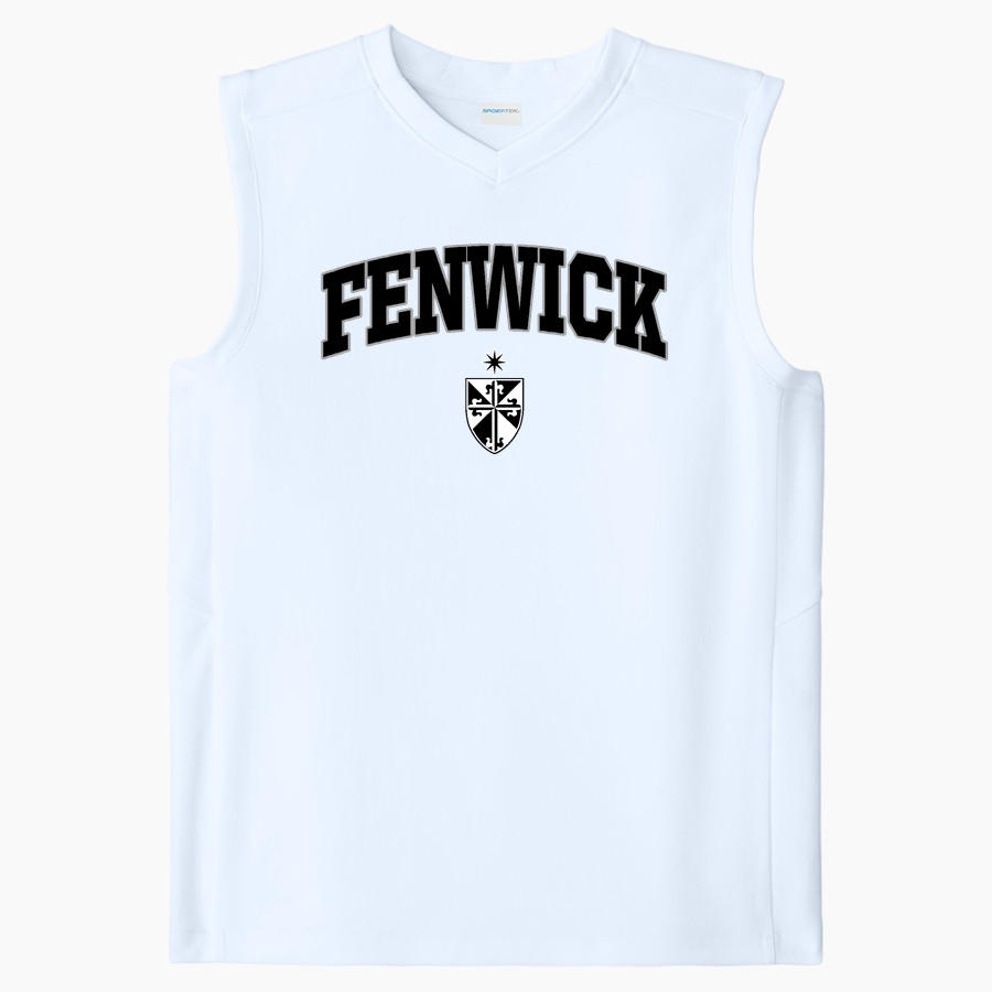 Fenwick Friars The Official Online Store <span class="pdp-name-mascot">Fenwick Friars</span> Sport-Tek Youth Club Sleeveless V-Neck