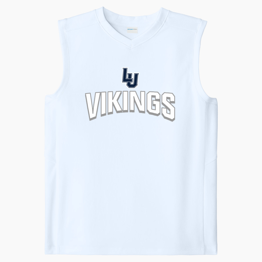 Lawrence University Vikings Online Store Sport-Tek Youth Club Sleeveless V-Neck