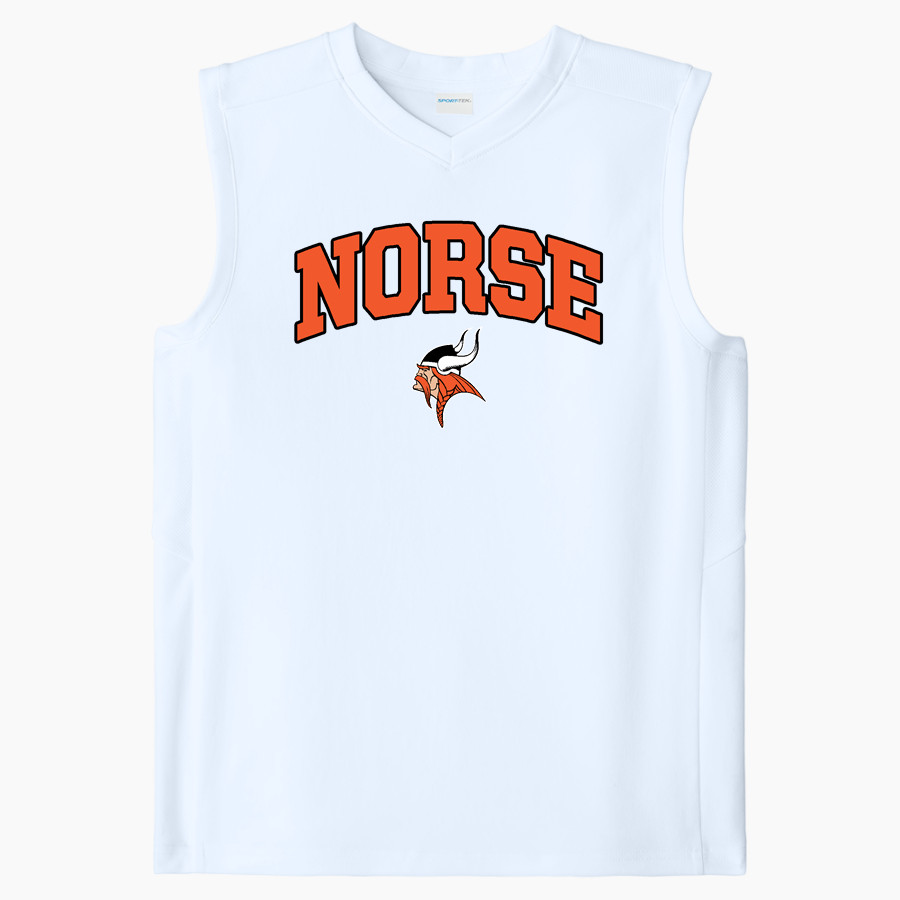 Whitehall Norse Sport-Tek Youth Club Sleeveless V-Neck